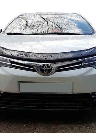 Дефлектор капота (eurocap) для toyota corolla 2013-2019 гг