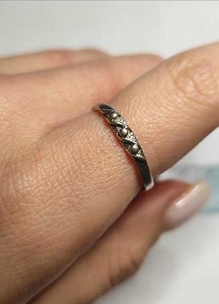 Серебряная кольца, размер 16,5, без вставок