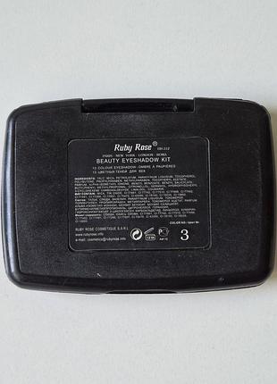 Палітра тіней ruby rose. 3