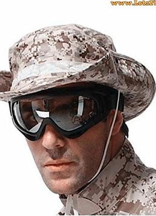 Тактические баллистические очки маска на резинке на шлем каску для военных стрельбы страйкбола