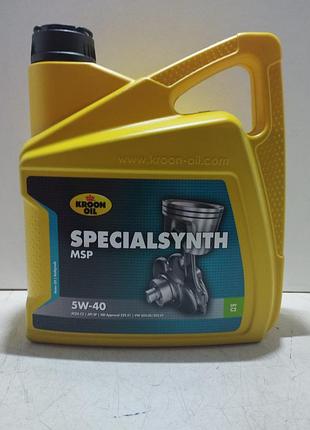 Масло моторное kroon oil specialsynth msp 5w-40 4л