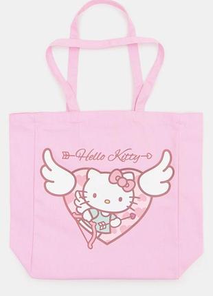 Текстильна сумка shopper hello kitty 2