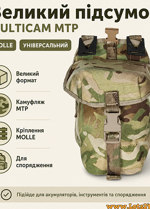Великий підсумок мультикам для набоїв гарнат вогів акумуляторів нато великобританія великобританія molle молле multicam mtp