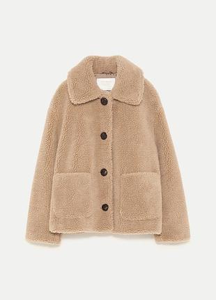 Шубка теді zara