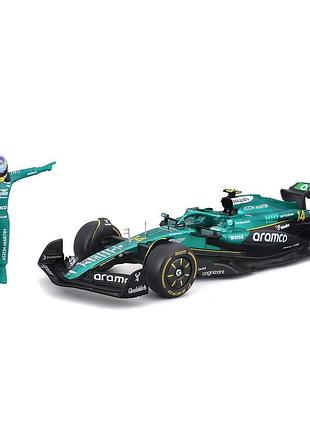 Автомодель с фигуркой – aston martin amr25 (2025) (1:24)