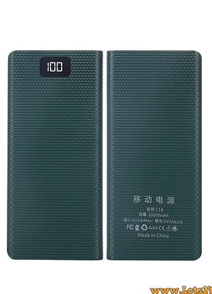 Корпус кейс для павербанку 8x18650 павербанк power bank зі швидкою зарядкою та дисплеєм для складання зарядних пристроїв повербанк