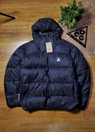 Пуховик nike acg / куртка зимняя nike acg / пуховик найк асг / черная куртка nike acg / пуховик мужской nike
