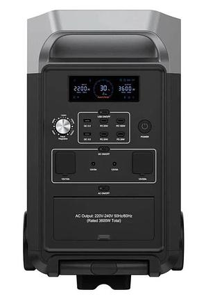 Зарядная станция fossibot f3600 pro (3840wh 3600w) 6500+ циклов, быстрая зарядка, ибп для мощной техники
