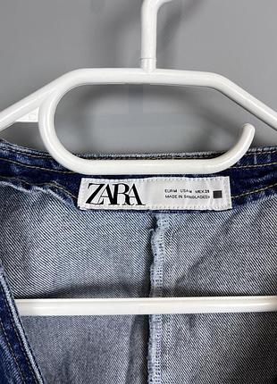 Zara джинсовий жилет 6