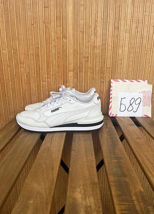 Кросівки puma st runner v4 leather sneakers