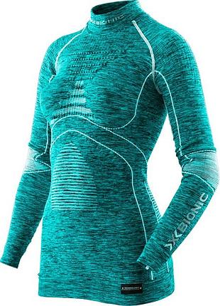 Термобелье женское футболка x-bionic energy accumulator evo melange lady shirt