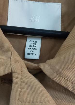 Тренч бавовняний h&m 5