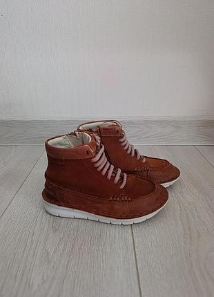 Clarks banbrook trail кожаные детские ботинки размер 27 (16см)