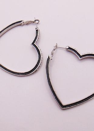 Серьги сердце nb 139
