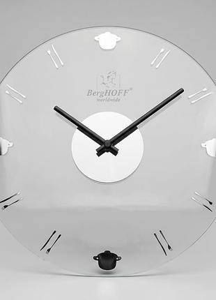 Настенные часы berghoff стеклянный, арт. 2001967, новый