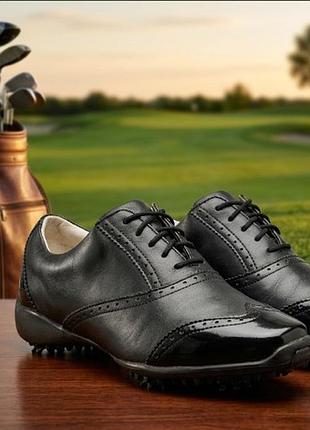 Жіночі шкіряні туфлі для гольфу footjoy lopro collection (оригінал). (арт. 97039k) розмір 38, довжина устілки 24.5 см
