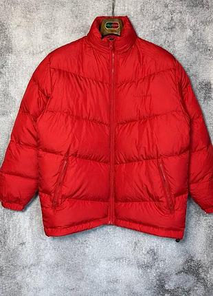 Пух vintage 90s balenciaga zip up puffer jacket size l/m red