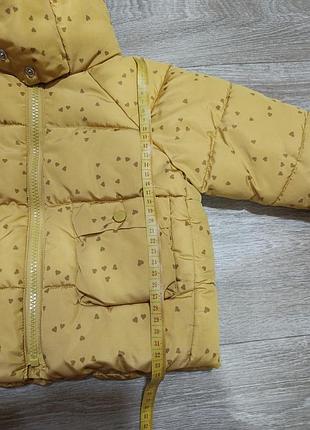 Дитяча куртка zara для дівчинки розмір 80 4