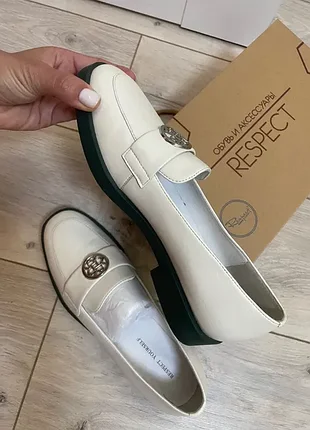 Новые кожаные лоферы respect 3