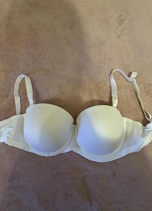 Білий гладкий бюстгальтер next 38dd / 85dd