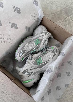 Женские кроссовки new balance 725 grey / green premium акция!