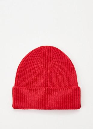 The north face logo box cuffed beanie шапка 9
