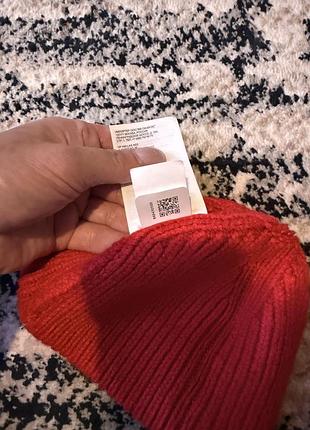 The north face logo box cuffed beanie шапка 7
