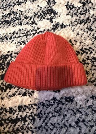 The north face logo box cuffed beanie шапка 6