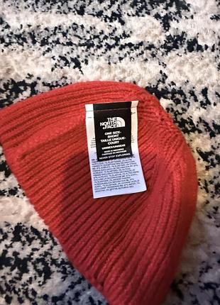 The north face logo box cuffed beanie шапка 5