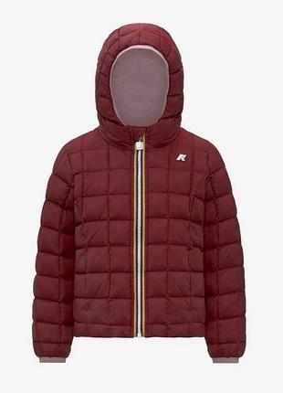K-way двусторонняя детская куртка пуховик p. sophie st thermo double /0000h/