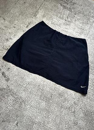 Вінтажна спортивна спідниця-шорти nike dri-fit