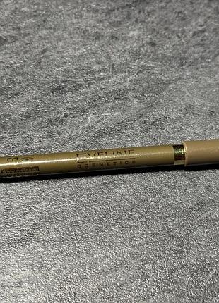 Карандаш для глаз eveline variete gel eyeliner pencil metallic