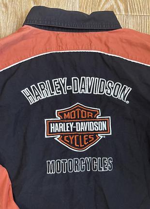 Чоловіча чорна сорочка з довгим рукавом harley-davidson® men's prestige long sleeve woven shirt