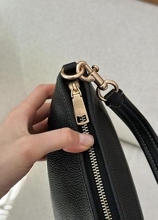 Сумка coach laurel small shoulder bag black 6