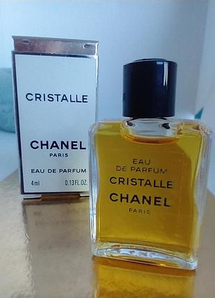 Chanel cristalle парфюмированная вода винтажная миниатюра 4мл