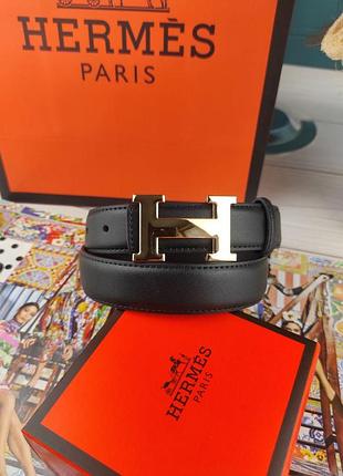 Кожаный женский ремень hermes гермес