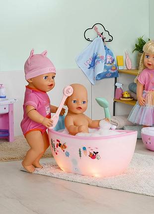 Автоматична ванночка для ляльки baby born – казкове купання