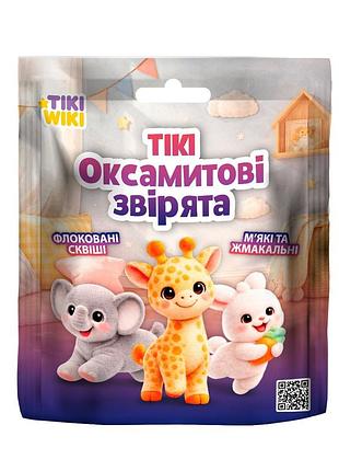 Игрушка-сквиш tiki wiki – tiki бархатные зверята