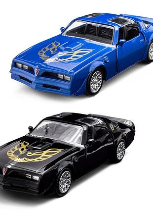 Автомодель - pontiac firebird 1978 (чорний, синій)