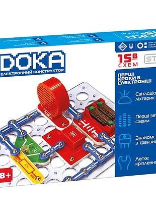 Конструктор электронный doka первые шаги в электронике (в)
