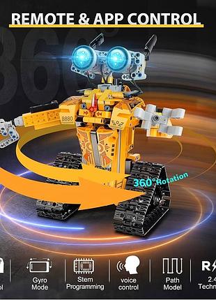 Stem-проекти sillbird robot для дітей віком 8-12 років, робот-конструктор з дистанційним керуванням за допомогою додатку 4