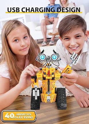 Stem-проекти sillbird robot для дітей віком 8-12 років, робот-конструктор з дистанційним керуванням за допомогою додатку 5