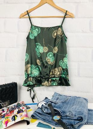 Майка в одуванчики с затягивающимся шнурком