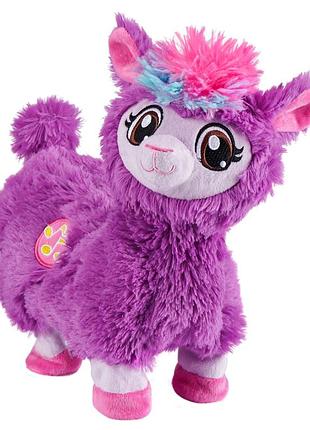 М'яка іграшка zuru pets alive boppi the booty shakin' llama (фіолетова лама-танцівниця)