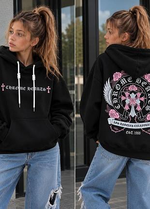 Худи подростковое для девушки, двунитка, размеры на расти 128 - 160