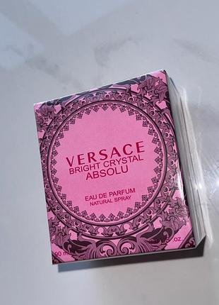 Парфуми італія✨versace bright crystal absolu жіночі духи 90 мл