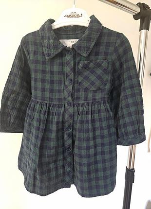 Платье платье на девочку от zara 86-92