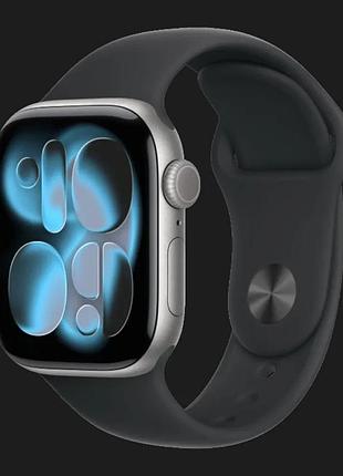 Apple watch series 11 gps 46mm space grey alu. case w. black s. band