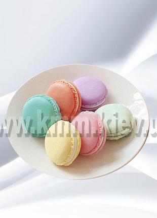 Пластиковая форма макаронс (6 половинок на планшете)