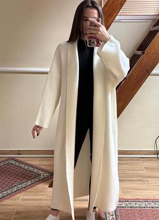Кардиган з прямими рукавами